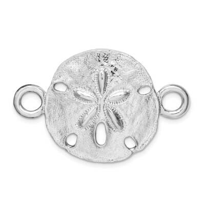 Sanddollar Wire Connector Sterling Silver QP5407, MPN: QP5407, 637218181285