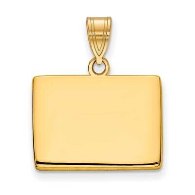 Wy State Pendant Bail Only 14k Gold XNA707Y-WY, MPN: XNA707Y-WY, 886774754321