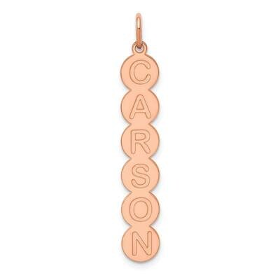 6 Letter Bubble Pendant 14k Rose Gold XNA1329R, MPN: XNA1329R,