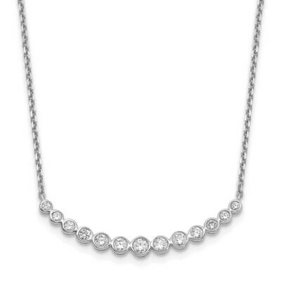 Diamond Vs/Si, D E F, Fashion Pendant Necklace 14k White Gold True Origin Lab Grown PM1005-075-WLD-…