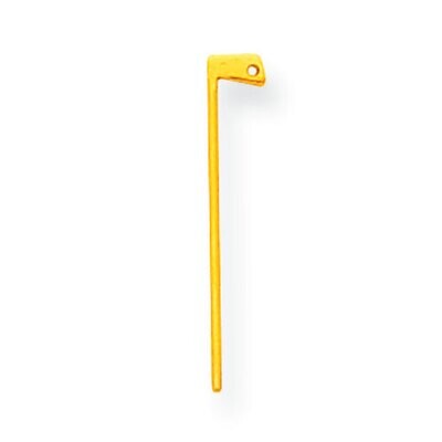 Leverback Replacement Wire Component 14k Yellow Gold YG815, MPN: YG815,