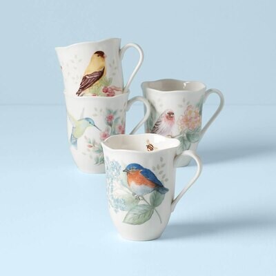 Lenox Butterfly Meadow Flutt Mugs Set of 4 882795, MPN: 882795, 882864795922
