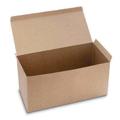 Brown Pack of 10 Rectangle 15x7x7in Recycled Paper Gift Boxes JT5096-BR, MPN: JT5096-BR,