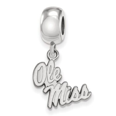 University of Missisippi Bead Charm Small Dangle Sterling Silver SS059UMS, MPN: SS059UMS, 886774712…