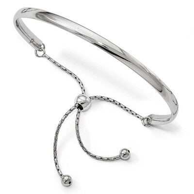 Leslie&#39;s Adjustable Bangle Sterling Silver Polished HB-QLF598, MPN: QLF598, 886774613437