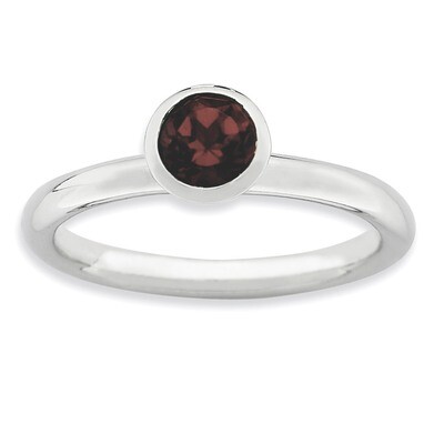 High 5mm January Swarovski Ring - Sterling Silver QSK961, MPN: QSK961, 886774186306