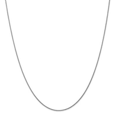 1mm Diamond-Cut Spiga with Lobster Clasp Chain 26 Inch 14k White Gold PEN154-26, MPN: PEN154-26, 88…