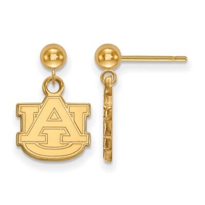 Auburn University Earring Dangle Ball Gold-plated Silver GP010AU, MPN: GP010AU, 886774910543