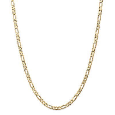 Leslie&#39;s 22 Inch 4.5mm Light Figaro Chain 10k Gold HB-8209-22, MPN: 8209-22, 191101739859