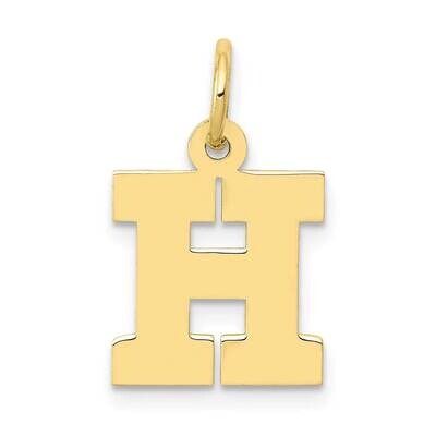 Block Initial H Charm 10k Gold Small 10YC664H, MPN: 10YC664H,