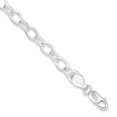 8.5 Inch Link Bracelet Sterling Silver Fancy QH214-8.5, MPN: QH214-8.5, 883957555638