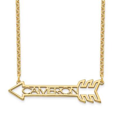 Name Arrow Necklace 14k Gold XNA930Y, MPN: XNA930Y, 191101992506
