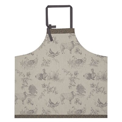 Le Jacquard Francais Apron Josephine Grey 100% Cotton 27113, MPN: 27113, 3660269271138