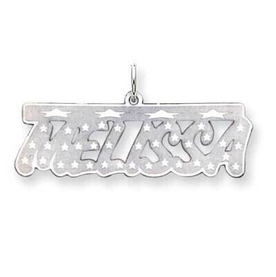 .013 Gauge White Gold Bar with Stars Nameplate - Flyer Pg. 3 14k Gold XNA80W, MPN: XNA80W, 19110199…