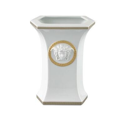 Versace Gorgona Vase Porcelain 9 inch, MPN: 14095-102845-26023, 790955093799
