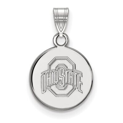 Ohio State University Small Disc Pendant Sterling Silver SS038OSU, MPN: SS038OSU, 886774693132