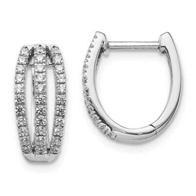 Earrings 14k White Gold Diamond EM4220-050-WA, MPN: EM4220-050-WA, 883957262833