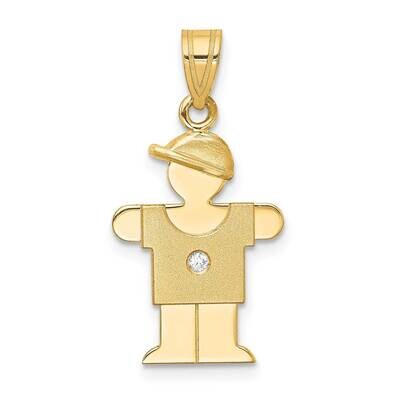 AAA Diamond Kid Pendant 14k Gold XK457AAA, MPN: XK457AAA, 883957117126
