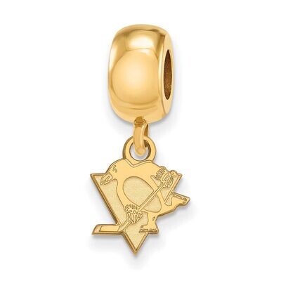 Pittsburh Penguins Bead Charm x-Small Dangle Gold-plated Silver GP030PEN, MPN: GP030PEN, 8867749336…