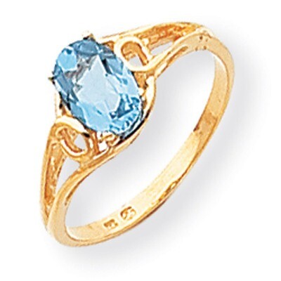 6x4 Oval Gemstone Ring Mounting 14k Gold Polished Y2205, MPN: Y2205,