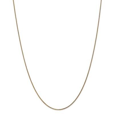 1mm Diamond-Cut Spiga with Spring Ring Clasp Chain 26 Inch 14k Gold PEN130-26, MPN: PEN130-26, 8839…