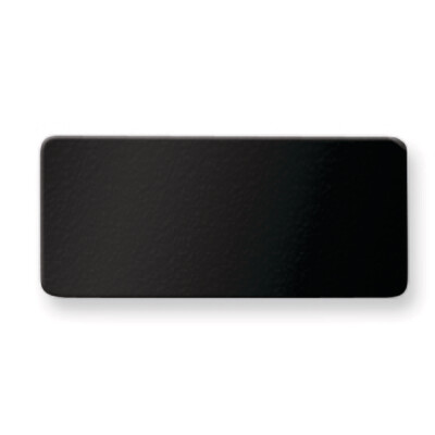 11/16 x 1 9/16 Black Anodized Aluminum Plates-Sets of 6  GL6674-BA, MPN: GL6674-BA,