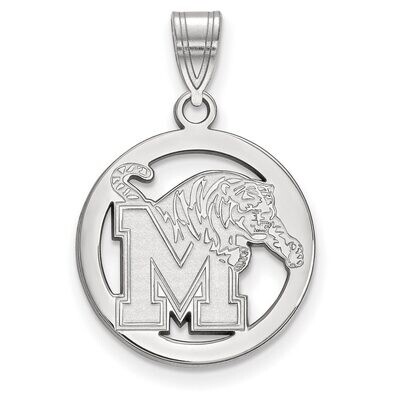 University of Memphis Sm Pendant in Circle Sterling Silver SS020UMP, MPN: SS020UMP, 886774710761