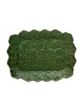 Bordallo Pinheiro Pinheiro Geranium Relief Platter Green 65004418, MPN: 65004418, 5600876079176