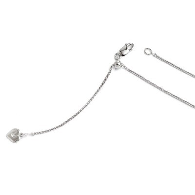 Leslie&#39;s Adjustable Spiga Chain 30 Inch - Sterling Silver HB-FC32-30, MPN: FC32-30, 886774542003