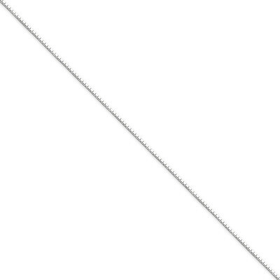 18 Inch .9mm 8 Sided Diamond-cut Mirror Box Chain Sterling Silver QPE36-18, MPN: QPE36-18, 88677440…