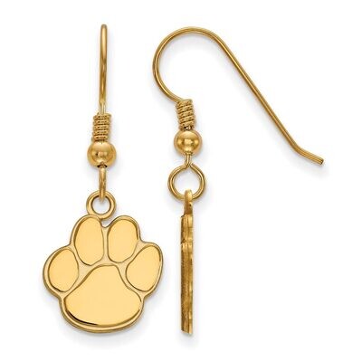 Auburn University Small Dangle Earring Wire Gold-plated Silver GP071AU, MPN: GP071AU, 886774953779
