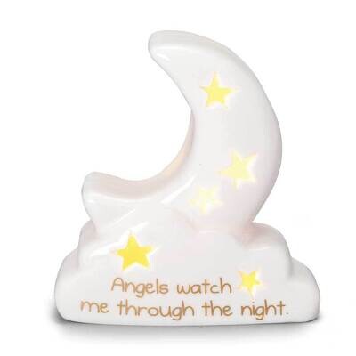 Porcelain LED Moon and Cloud Sweet Dreams Night Light GM23627, MPN: GM23627, 89945631791