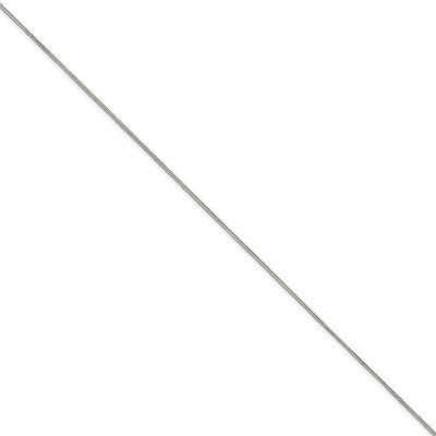 24 Inch .7mm Round Snake Chain Sterling Silver QSN015-24, MPN: QSN015-24, 886774414072