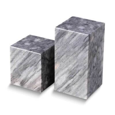 Grey Marble Cube Design Bookend Set GM24180GR, MPN: GM24180GR, 797140401018