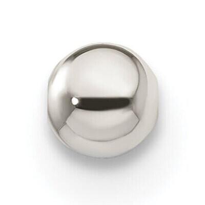 3mm Polished Medium Hole Bead Sterling Silver SS3761, MPN: SS3761,