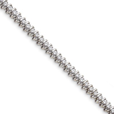 Diamond tennis bracelet 14k White Gold X2005WAA, MPN: X2005WAA, 883957199214