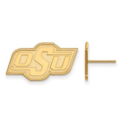 Oklahoma State University Small Post Earring 10k Yellow Gold 1Y008OKS, MPN: 1Y008OKS, 886774805597