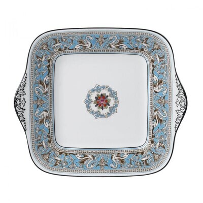 Wedgwood Florentine Turquoise Bread and Butter Square 10.75 Inch, MPN: 50102606001, 32675016871
