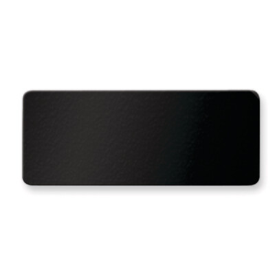 1 X 2 1/2 Black Anodized Aluminum Plates-Sets of 6  GL6676-BA, MPN: GL6676-BA,