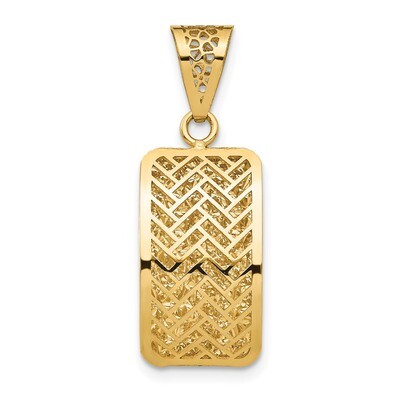 Leslie&#39;s Hollow Fancy Pendant 14k Polished Gold HB-LF1153, MPN: LF1153, 196904089361