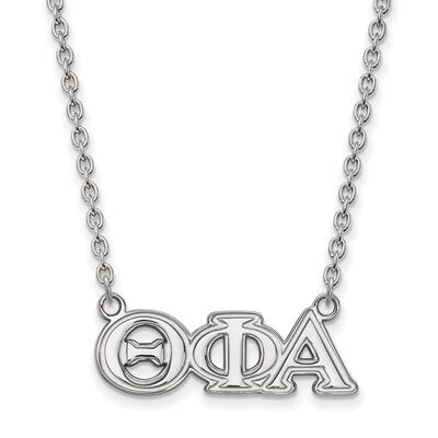 Theta Phi Alpha Medium Pendant with 18 Inch Chain Sterling Silver SS007TPA-18, MPN: SS007TPA-18, 88…