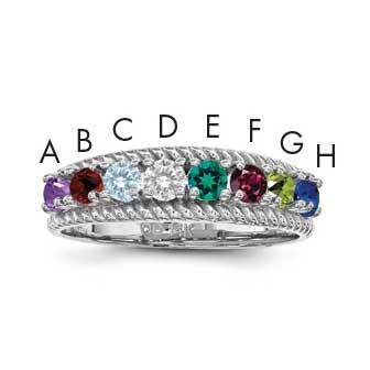 Family Jewelry Ring 14k White Gold XMR8/8WGY, MPN: XMR8/8WGY, 883957162393