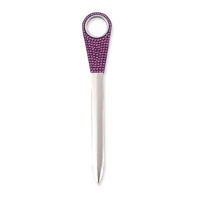 Purple Swarovski Crystal Letter Opener GM5095, MPN: GM5095, 788089120924