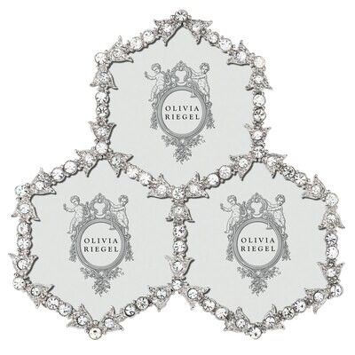 Olivia Riegel Silver Luxembourg 2.5 Triple Inch Picture Frame RT0310, MPN: RT0310,