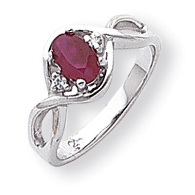 Polished .03ct. Diamond &amp; 6x4 Oval Gemstone Ring Mounting 14k White Gold Y2086, MPN: Y2086,
