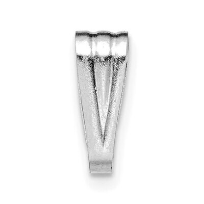 Snap On Locket Bail 14k White Gold WG1592, MPN: WG1592,