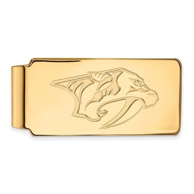 Nashville Predators Money Clip 14k Yellow Gold 4Y005PRE, MPN: 4Y005PRE, 886774738857