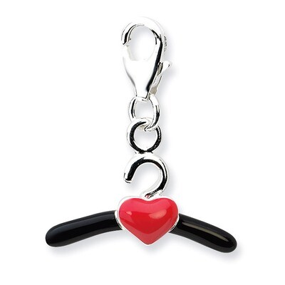3-D Enameled Clothing HangingCharm Sterling Silver QCC562 by Amore La Vita, MPN: QCC562, 8839573350…