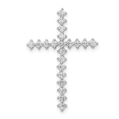 3/8Ct. Diamond Cross Chain Slide 14k White Gold PM4978-040-WA, MPN: PM4978-040-WA, 191101545382