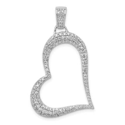 5/8Ct. Diamond Heart Pendant 14k White Gold PM4889-062-WA, MPN: PM4889-062-WA, 883957146201